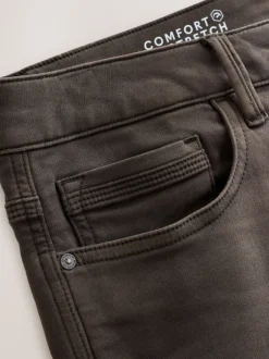 Next - Slim Fit (Slim Fit) - Jeans stretch de confort Marron New