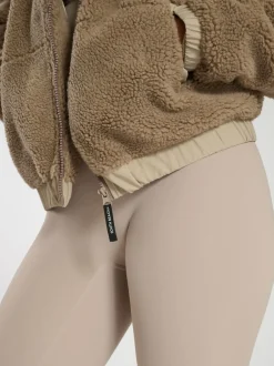 South Beach Marron - Borg Doudoune zippée Sale