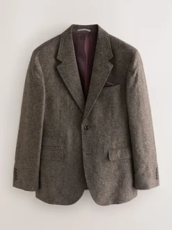 Next Marron - Veste de costume habillé Abraham Moon en 100% laine britannique Donegal Online