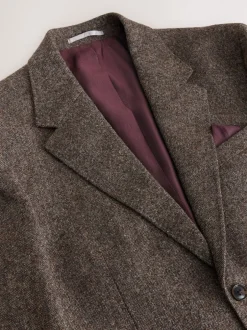 Next Marron - Veste de costume habillé Abraham Moon en 100% laine britannique Donegal Online