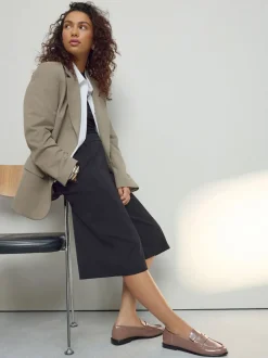 Next Marron café - Mocassins Forever Comfort® à bout rond Sale