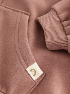 Next - Sweat à capuche zippé (3mths-7yrs) Marron café Outlet