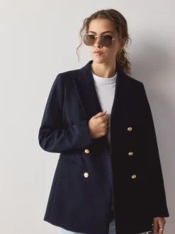 Next Marron écaille de tortue - Lunettes de soleil rondes en métal