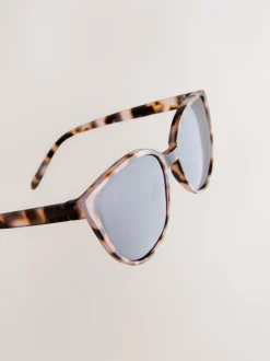 Next Marron écaille de tortue - Lunettes de soleil pour les yeux de chat Sale