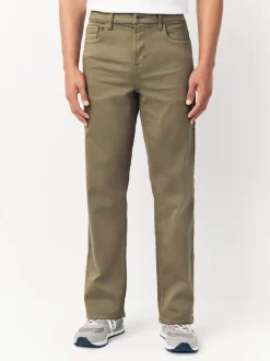 Next Marron champignon - - Jeans stretch de confort Ajustement droit New