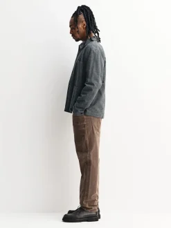 Next Marron champignon - Pantalons extensible à 5 poches en velours côtelé Sale