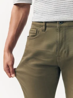 Next - Skinny Fit (Skinny Fit) - Jeans stretch de confort Marron champignon Outlet