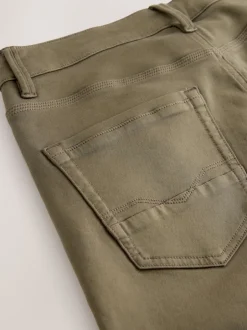 Next - Skinny Fit (Skinny Fit) - Jeans stretch de confort Marron champignon Outlet