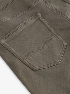 Next - Slim Fit (Slim Fit) - Jeans stretch de confort Marron champignon Discount