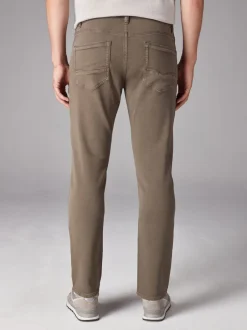 Next - Slim Fit (Slim Fit) - Jeans stretch de confort Marron champignon Discount