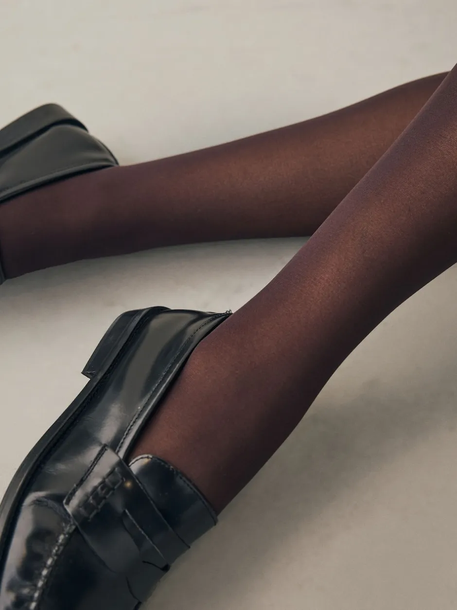 Next Marron chocolat - 40 paire de collants 1 deniers Clearance