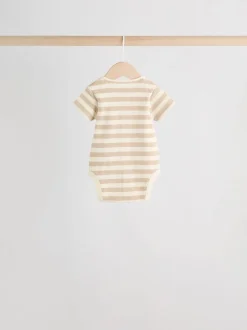Next Marron chocolat - Bébé Manches courtes Bodysuits 5 Pack Sale