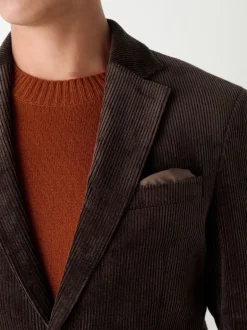 Next Marron chocolat - Blazer en velours côtelé Discount