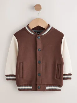 Next Marron chocolat - Blouson bomber en jersey (3mois-7ans) Sale
