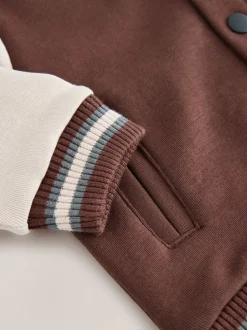 Next Marron chocolat - Blouson bomber en jersey (3mois-7ans) Sale