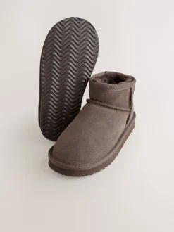 Next Marron chocolat - Bottines en daim doublées et chaudes Online