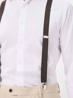 Next Marron chocolat - Bretelles fines