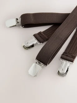 Next Marron chocolat - Bretelles fines