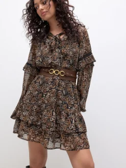 Next Marron chocolat - Ceinture corset large Sale