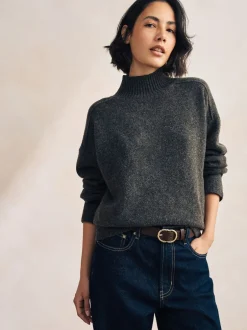 Next - Ceinture régulière en PU Marron chocolat Outlet