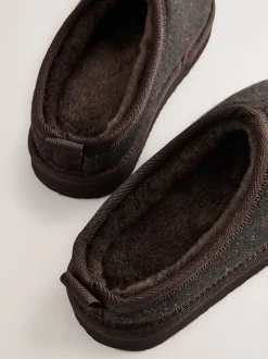 Next - Chaussons mules douillets Marron chocolat à chevrons Online