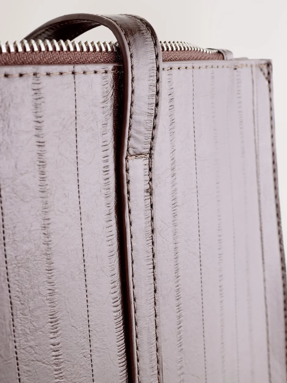 Next Marron chocolat - Fourre-tout structuré Best