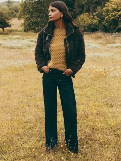 Friends Like These Marron chocolat - veste en Borg zippée Hot