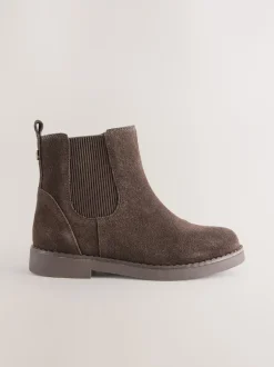 Next Marron chocolat - Leather Chelsea Boots New