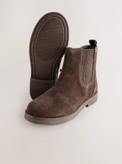 Next Marron chocolat - Leather Chelsea Boots New