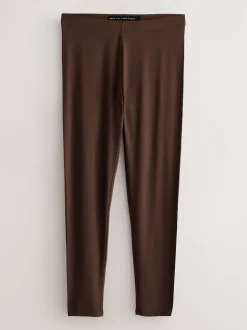 Next - Leggings pleine longueur Marron chocolat Discount