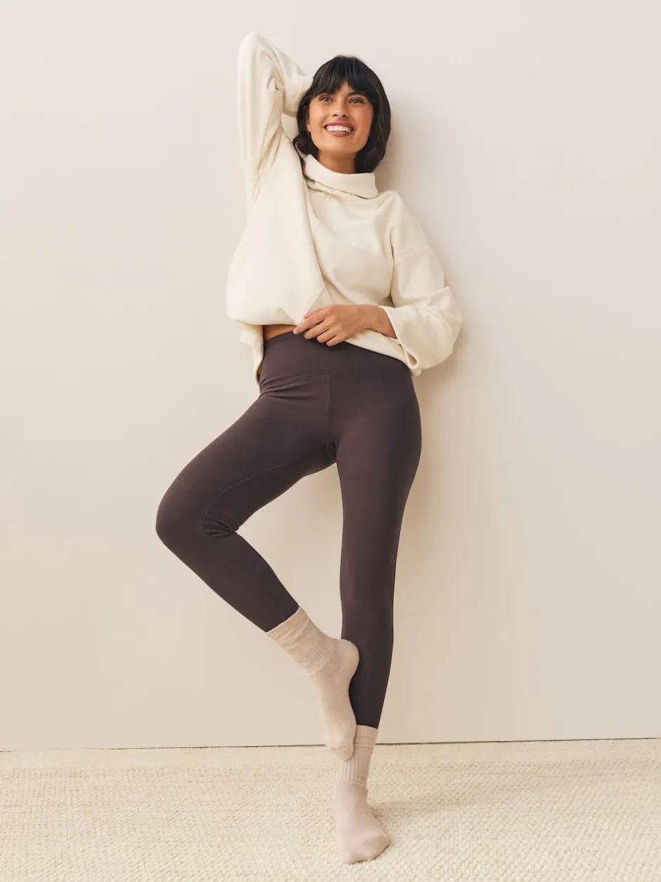 Next Marron chocolat - Leggings polaire confortable New