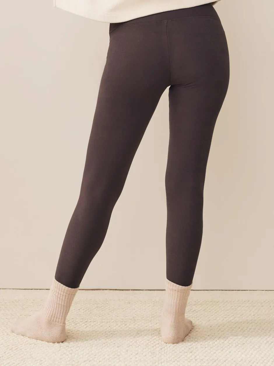 Next Marron chocolat - Leggings polaire confortable New