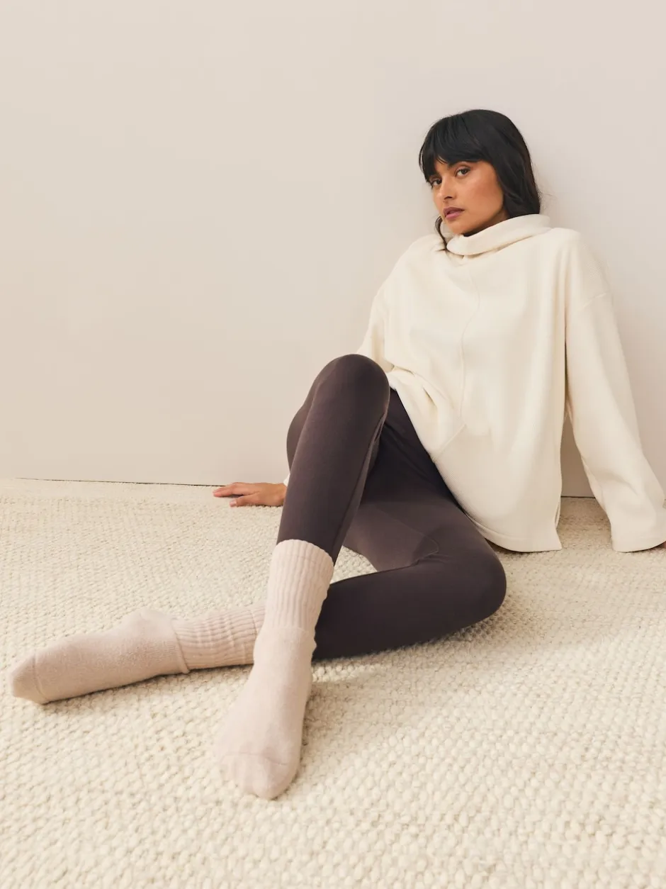 Next Marron chocolat - Leggings polaire confortable New