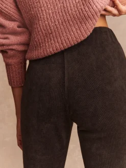 Next Marron chocolat - Leggings en velours côtelé Outlet