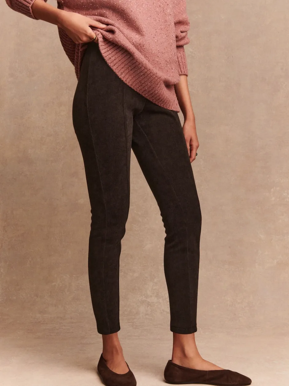 Next Marron chocolat - Leggings en velours côtelé Outlet