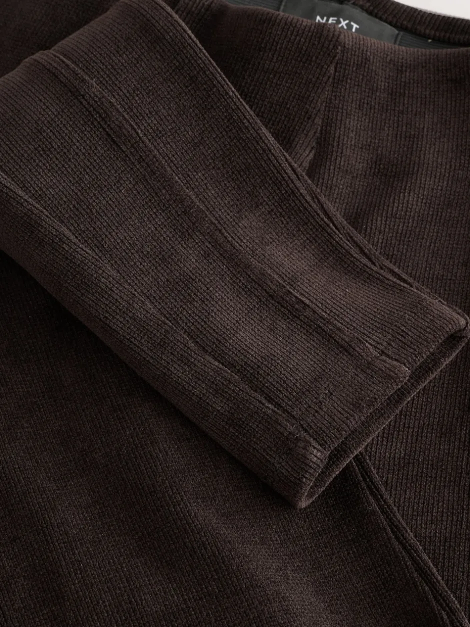 Next Marron chocolat - Leggings en velours côtelé Outlet