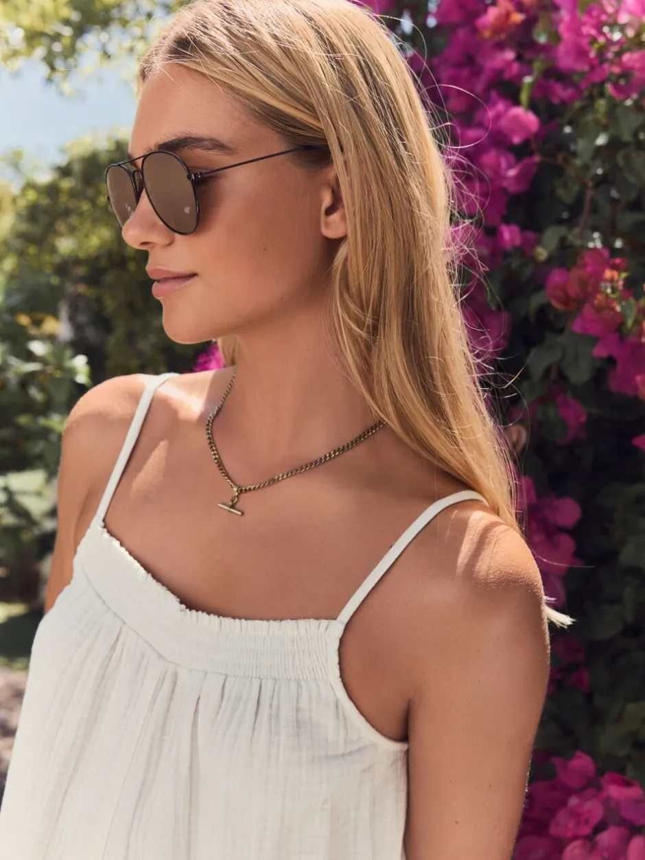 Next Marron chocolat - Lunettes de soleil aviateur classiques Best