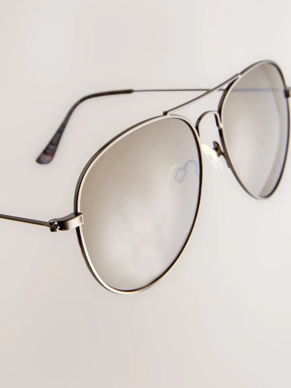 Next Marron chocolat - Lunettes de soleil aviateur classiques Best