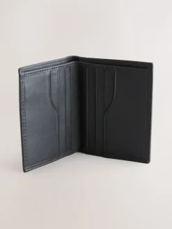 Next Marron chocolat - Mini portefeuille porte-cartes à deux volets Clearance