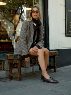 Next Marron chocolat - Mocassins Forever Comfort® à bout rond