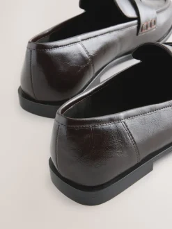 Next Marron chocolat - Mocassins Forever Comfort® à bout rond