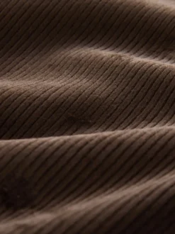 Next Marron chocolat - Pantalons en velours côtelé doux à jambe large Online