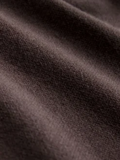 Next Marron chocolat - Pantalon de Joggings compact et confortable à Jambe large à liserés New