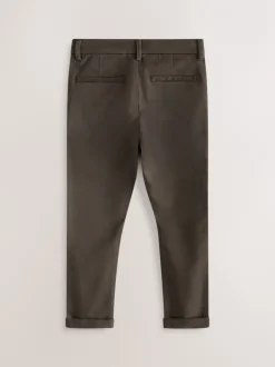 Next - Pantalon chino extensible (3-17ans) Marron chocolat Clearance