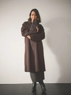 Next Marron chocolat - pochette Sale