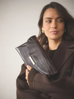 Next Marron chocolat - pochette Sale