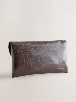 Next Marron chocolat - pochette Sale
