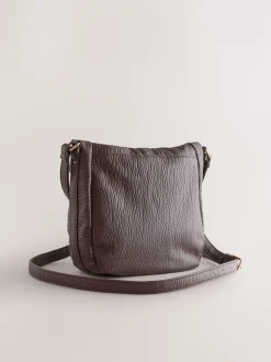 Next Marron chocolat - Sac à bandoulière Messenger Outlet