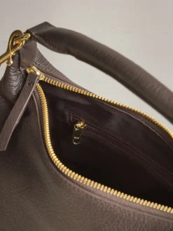 Next Marron chocolat - Sac en cuir tenue à la main Discount