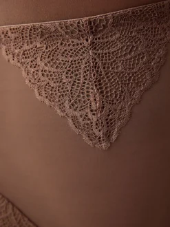 Next Marron chocolat - Slips gainants fermes pour le contrôle du ventre Culotte taille haute Hot